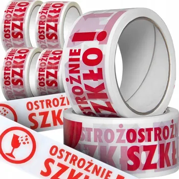 Lepicí páska Balicí páska Kanza bílá, šířka 48 mm, délka 50 m, 6 ks