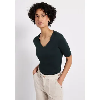 Dámské tričko Street One 317665 Barva: Zelená, Velikost: 36