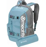 Meatfly batoh Basejumper Grey Heather / Aqua 22 L + PENÁL ZDARMA | Šedá | Objem 22 L