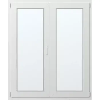 Okno Dvoukřídlé plastové okno levé 140x130