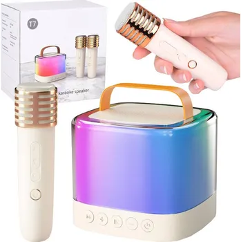 Hudební nástroj pro děti Bezdrátový mikrofon se sluchátkem Bluetooth + 2 mikrofony