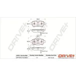 Sada brzdových destiček, kotoučová brzda, DP1010.10.0404