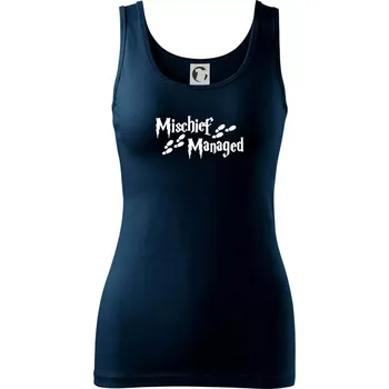 Dámské tričko Harry - Mischief Managed - Dámské tílko - S ( Námořní modrá (velmi tmavá - téměř černá) )