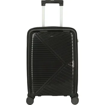 Cestovní plastový kufr Mervin velikost S, černý