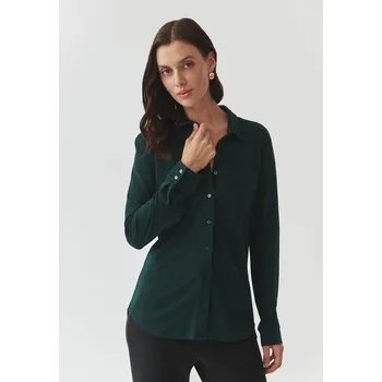 Dámská košile Tatuum DÁMSKÁ ÚPLETOVÁ KOŠILE S LÍMCEM — GANKO