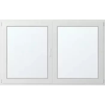 Okno Dvoukřídlé plastové okno levé 200x120