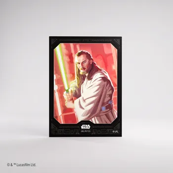 Karetní hra Ochranné obaly na karty Gamegenic - Star Wars: Unlimited Art Sleeves Qui-Gon Jinn (62 ks)