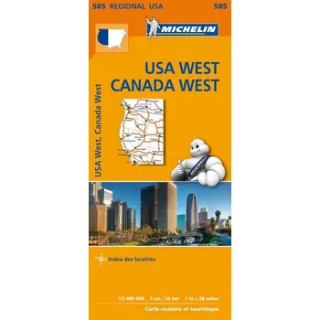 Michelin mapa USA west, Canada west 1:2,4 mil.