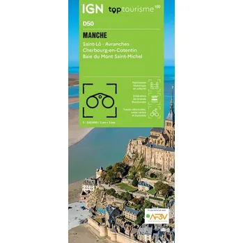 IGN mapa Manche Saint-Lô - Avranches Cherbourg-en-Cotentin 1:100 t.