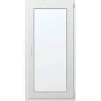 Okno Jednokřídlé plastové okno pravé 80x150