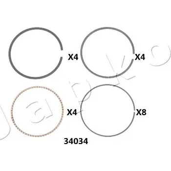 Píst motoru Pístní kroužek, 434034J