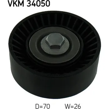 Vratna/vodici kladka, klinovy zebrovy remen, VKM 34050