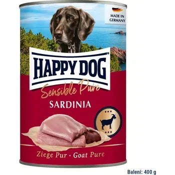 Krmivo pro psa Happy Dog Sensible Pure Sardinia - koza 400 g