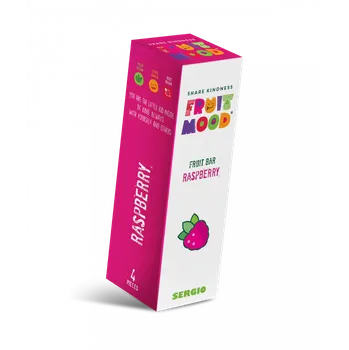 Sušené ovoce Ovocná tyčinka Fruit Mood Malina 4ks