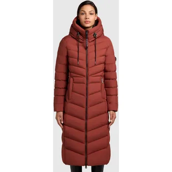 Khujo zimní maxi kabát Ingram4 607 cihlový Velikost: M