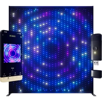 Venkovní osvětlení Twinkly TWDJ1120STP-BEU - LED RGBW Venkovní stěna 1120xLED 2,6x2,7 m IP44 Wi-Fi