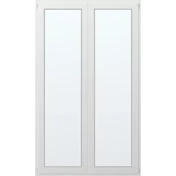 Vchodové dveře Dvoukřídlé plastové balkonové dveře levé 160x240