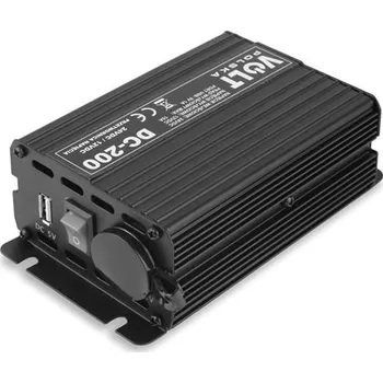 Měnič napětí Volt DC200 24/12V 15A měnič napětí 200W s USB