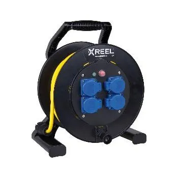 Prodlužovací kabel PCE kabelový buben XREEL250 N07V3V3-F 3G1.5 délka 50 m IP 54