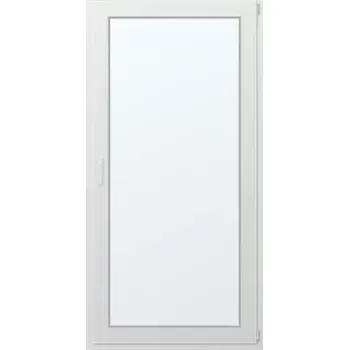 Vchodové dveře Jednokřídlé plastové balkonové dveře pravé 100x210