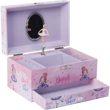 Šperkovnice Troli Roztomilá dětská hrací šperkovnice Balerína + 2 měsíce na vrácení zboží