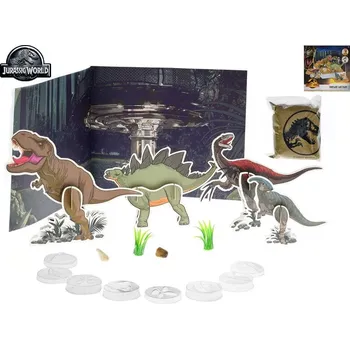 Figurka Mikro Jurský svět Dominion sada dinosauří rezervace s kinetickým pískem