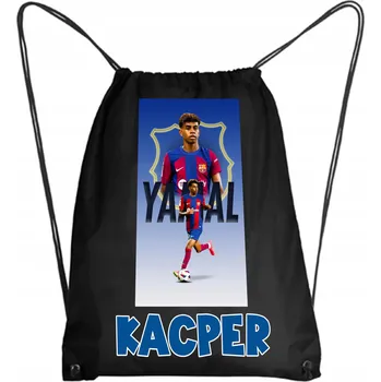 Školní batoh Školní Vak na Boty Batoh na Tělocvik Do Školky FC Barcelona Lamine Yamal #1