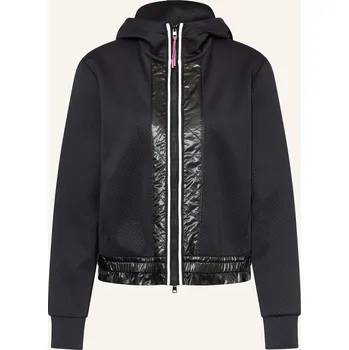 Dámská mikina Marc Cain Dámská Mikinová Bunda Ze Směsi Materiálů, černá, 38