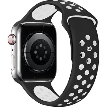 Eternico Sporty pro Apple Watch 42mm / 44mm / 45mm / Ultra 49mm Pure White and Black