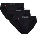 Atlantic Pánské slipy 3 pack 094 black M