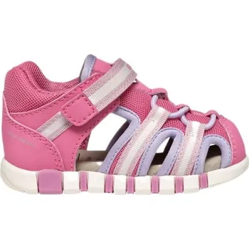 Dívčí obuv Dívčí sandály Geox B SANDAL IUPIDOO 23 Růžová, Bílá
