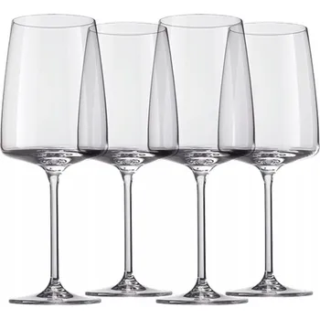 Sklenice Skleničky na bílé víno, skleničky červené víno DAS PERFEKTNE DINNER bílé 340ml 4 ks