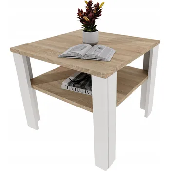 Konferenční stolek Konferenční stolek Perfektciecie čtvercový 53 x 53 x 47 cm dub sonoma