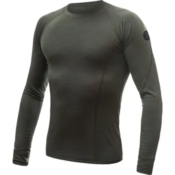 Pánská móda SENSOR MERINO AIR pánské triko dl.rukáv olive green XL