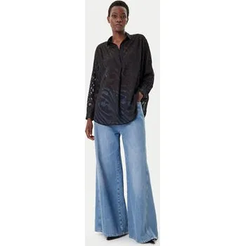 Dámská halenka French Connection Halenka 72NZR Černá Relaxed Fit S