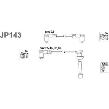 Zapalovací kabel Sada kabelů pro zapalování, JP143
