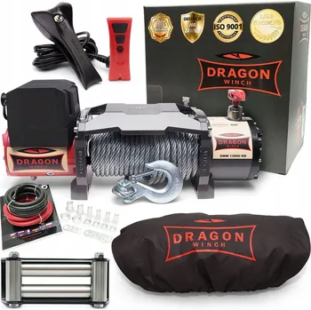 lanový naviják 6T/12T 13000 lbs 24V Elektrický naviják automobilová lanový pro odtahovku