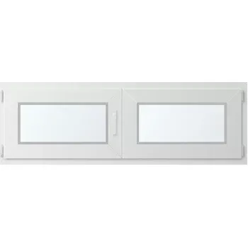 Okno Dvoukřídlé plastové okno levé 140x60