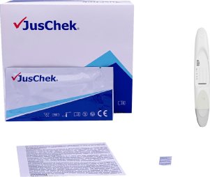 JusChek tyčinkový test na 6 drog ze slin (OPI40+COC20+AMP50+MET50+THC50+MDMA50) Skladem 33ks.