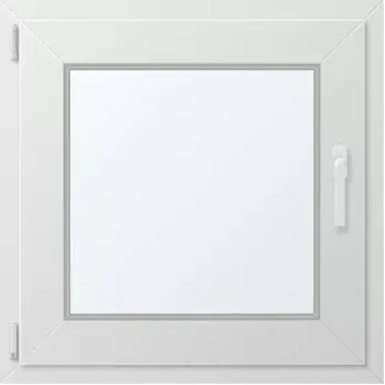 Okno Jednokřídlé plastové okno levé 79x64