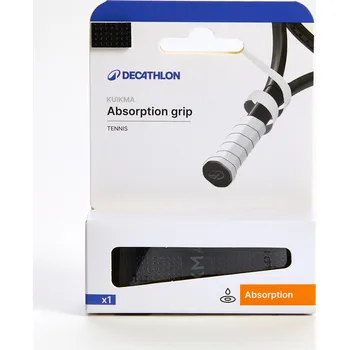 KUIKMA TENISOVÝ GRIP ABSORB ČERNÝ ČERNÁ