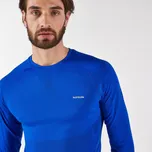 KIPRUN Pánské běžecké bezešvé tričko s dlouhým rukávem Run 500 M MODRÁ