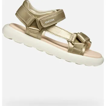 Dívčí tenisky Dívčí sandály Geox Puffypop zlatá 37