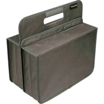 Úložný box Meyliving A100574 Skládací box, skládací, (d x š x v) 37 x 36 x 4.5 cm, šedá, 1 ks
