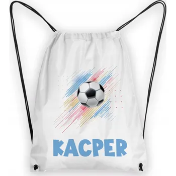 Školní batoh Školní Vak na Boty Batoh na Tělocvik do Školky Fotbal + JMÉNO