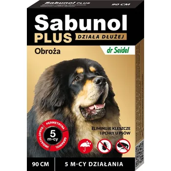 Obojek pro psa Dr Seidel | Sabunol Plus | Obojek na 5 měsíců, 90 cm