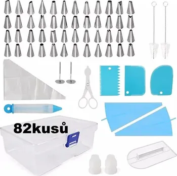 Jedlá dekorace na dort Caketools Sada na pečení a zdobení - 82ks č.2