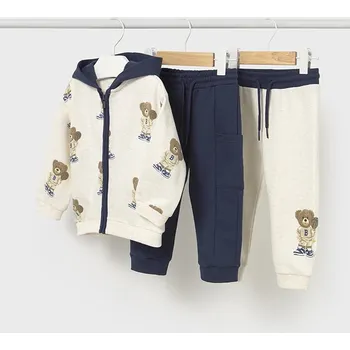 Kojenecké oblečení Chlapecký 3 dílný teplákový set medvídek Mayoral 2836 Velikost: 18 měsíců (86 cm)