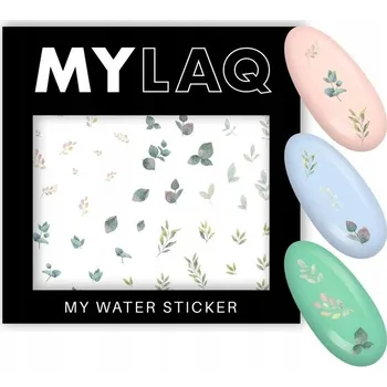 samolepka Samolepky na vodu MYLAQ MOJE ZELENÁ LISTOVÁ NÁLEPKA