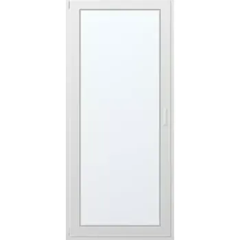 Vchodové dveře Jednokřídlé plastové balkonové dveře levé 100x230